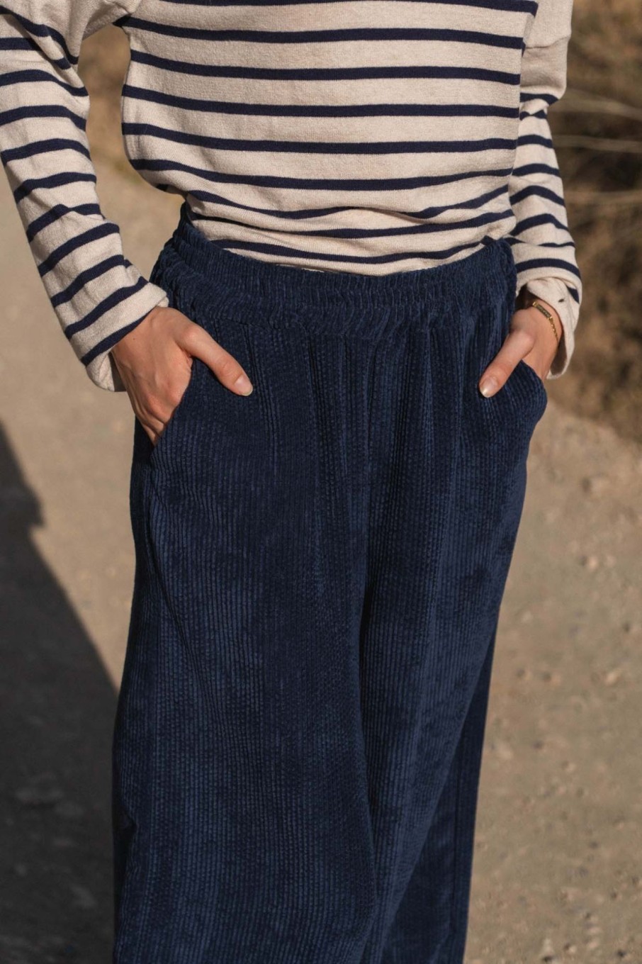 Pantalons Nina Kendosa | Pantalon Velours - Elie