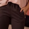 Pantalons Nina Kendosa | Pantalon Jogging - Brune