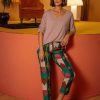 Pantalons Nina Kendosa | Pantalon Imprime - Azelie Vert