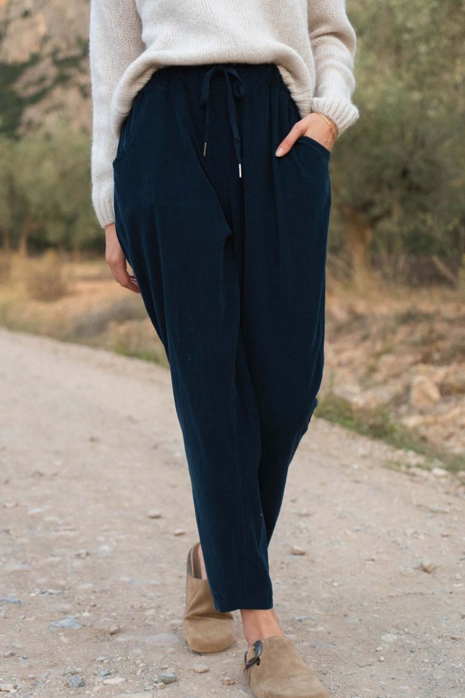 Pantalons Nina Kendosa | Pantalon Velours - Terri